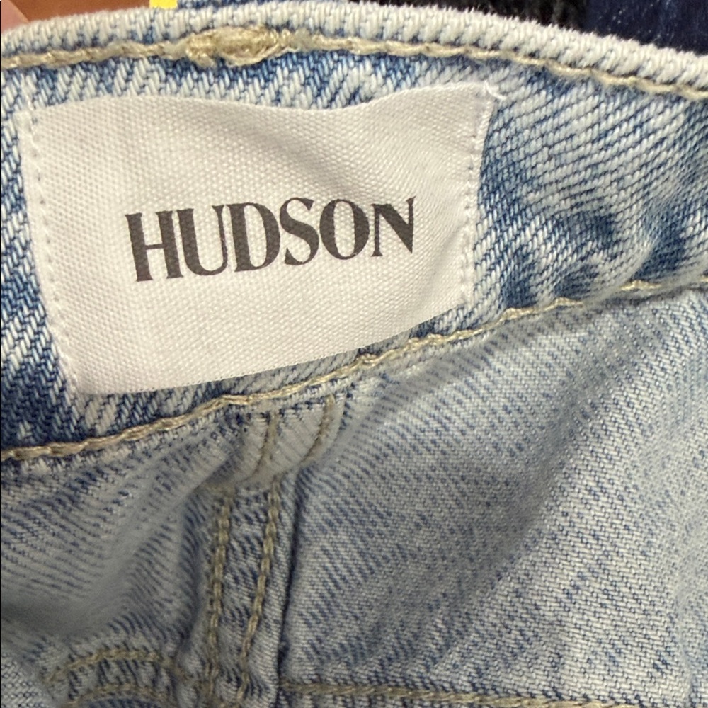 Hudson Jeans Acid Wash Denim Jolene Wide Leg - Picture 10 of 10